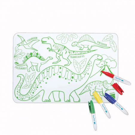 Mini set en silicone à colorier | Dino - Super Petit
