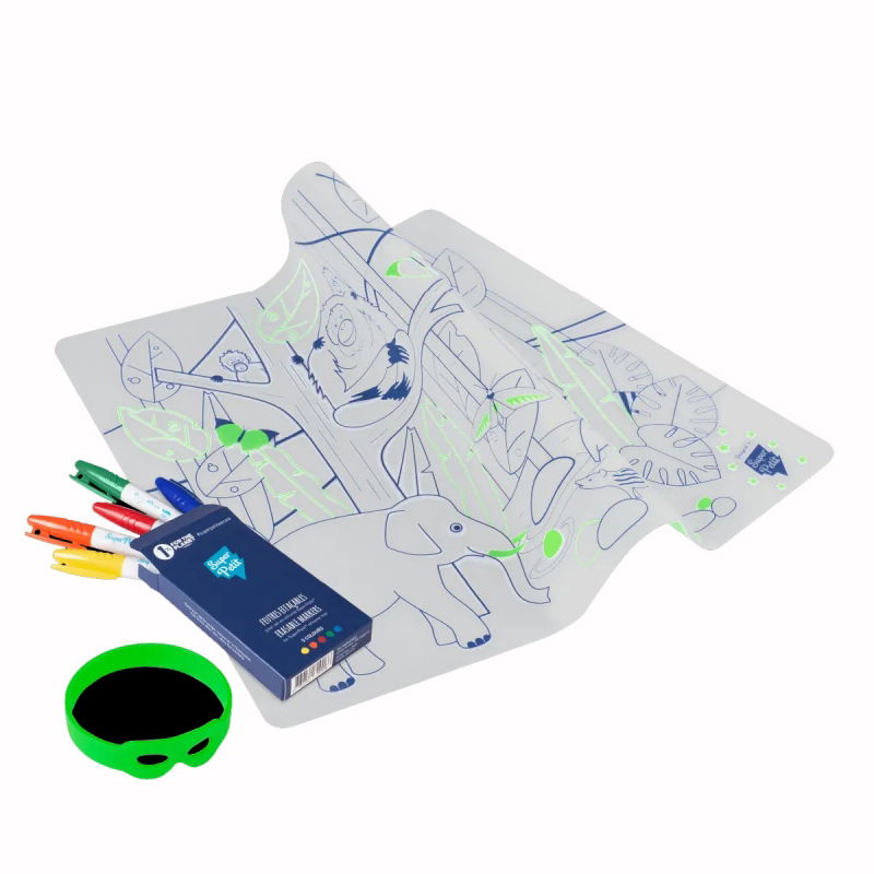 Set en silicone à colorier | Asie du Sud-Est