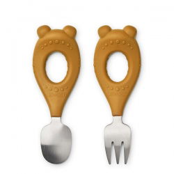 Set de couverts Stanley | Ours caramel