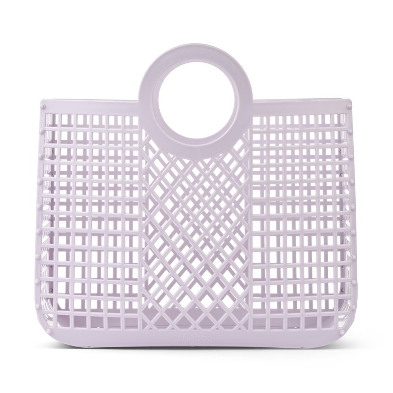 Grand panier sac de plage | Lilas