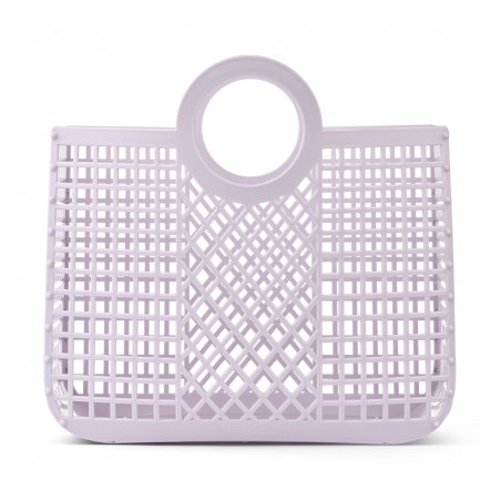 Grand panier sac de plage | Lilas