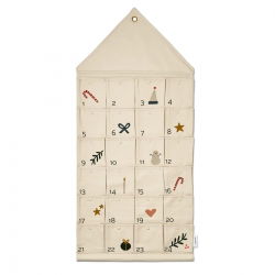 Calendrier de l'avent en tissu Babbo