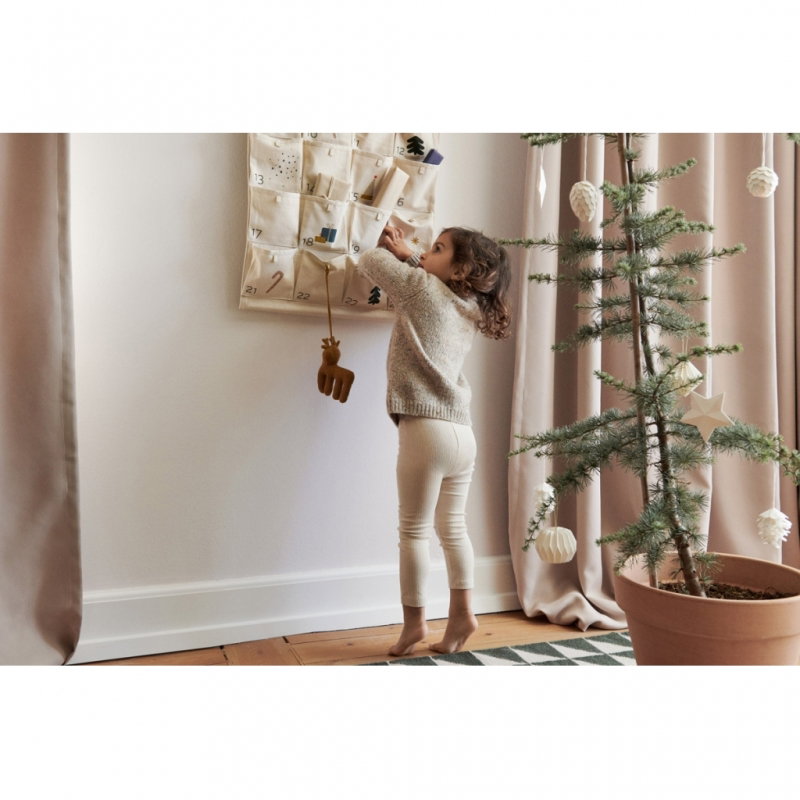 Calendrier de l'avent en tissu Babbo