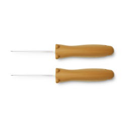 Lot de 2 couteaux | Caramel