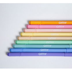 Boite 9 feutres pastel ultra lavables