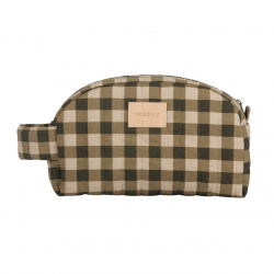 Trousse de toilette Hyde park | Carreaux vert