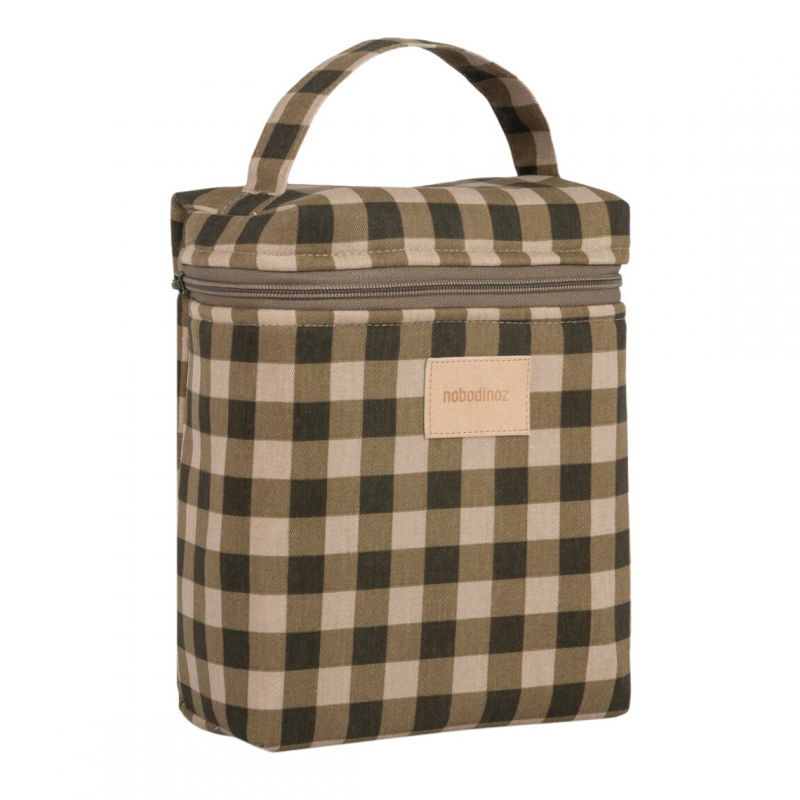 Lunchbag isotherme Hyde park | Carreaux vert