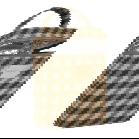 Lunchbag isotherme Hyde park | Carreaux vert - Nobodinoz