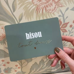 Carte "Bisou tout doux"