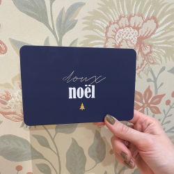 Carte "Doux noël"