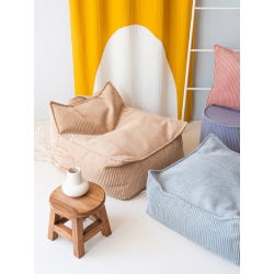 Fauteuil pouf | Sucre brun