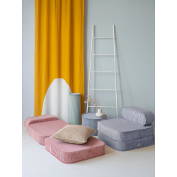 Coussin carré velours | Sucre brun