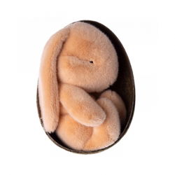 Lapin en peluche dans un œuf | Rose