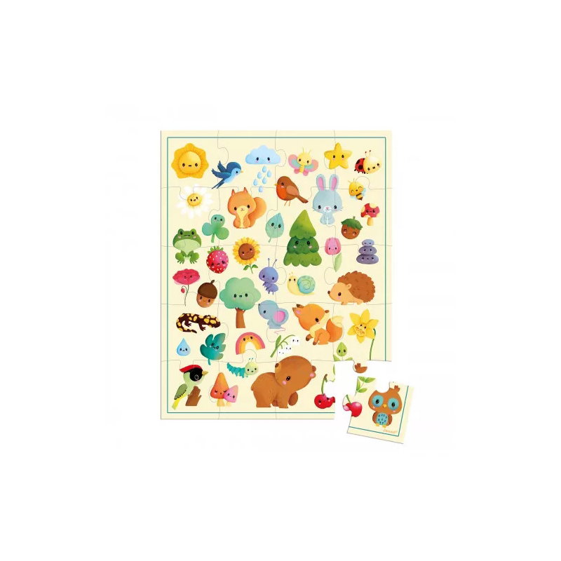 Puzzle imagier de la Nature