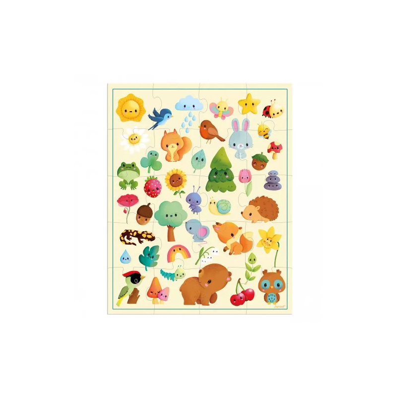 Puzzle imagier de la Nature