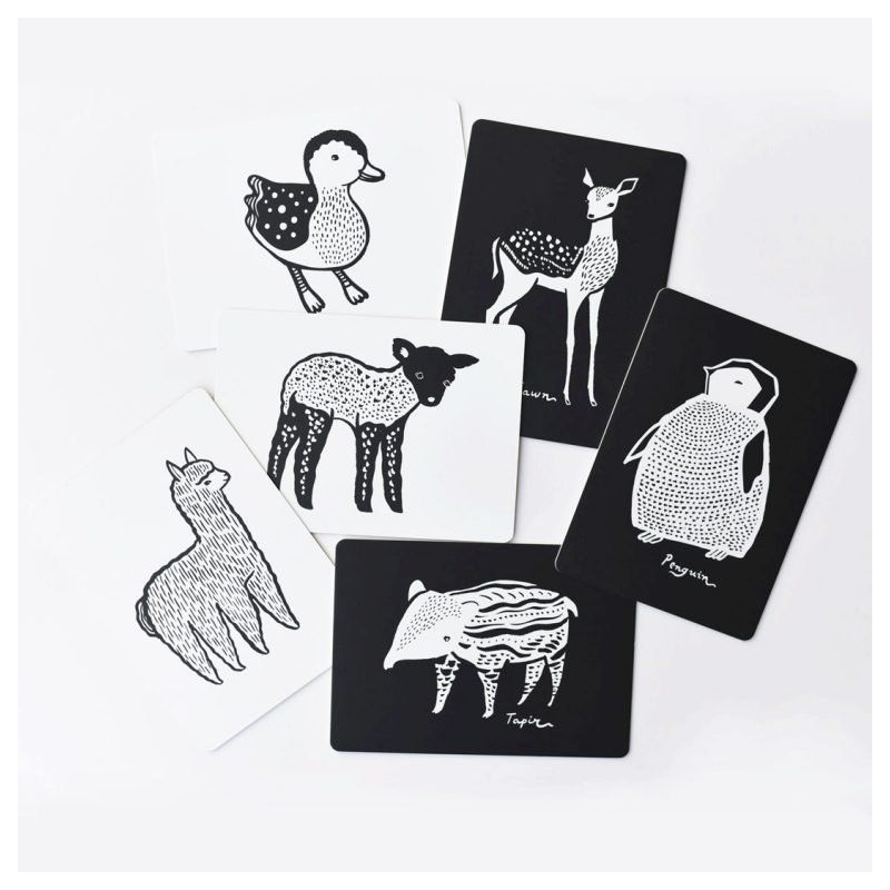 Cartes Imagier Bebes Animaux Wee Gallery Little Cecile