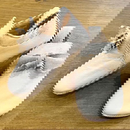 Chaussons Blublu | Crème nœud - Easy Peasy Chaussons Blublu | Crème nœud - Easy Peasy