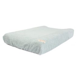 Housse matelas à langer eponge vert plié