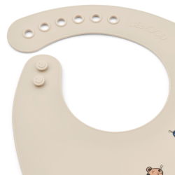 Lot de 2 bavoirs silicone | Leopard MultiMix