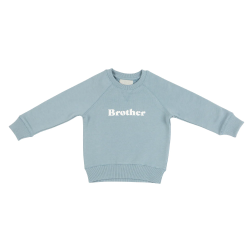 Pull sweat Brother | Bleu ciel