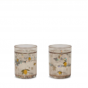 Lot de 2 verres à paillettes | Citron - Konges Slojd