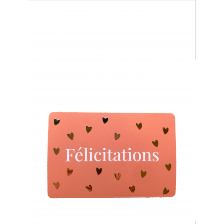 Carte "Félicitations" - Little cecile Carte "Félicitations" - Little cecile