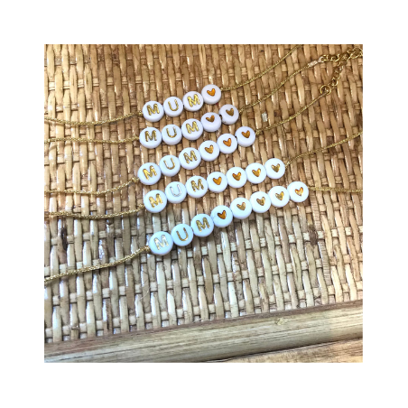 Bracelet perles | Mum ♡♡♡♡♡ Bracelet perles | Mum ♡♡♡♡♡