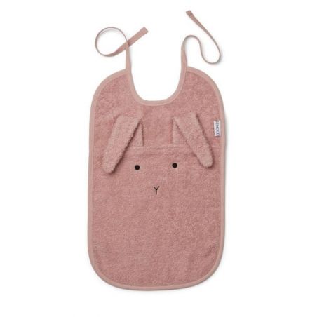 Bavoir éponge lapin rose Bavoir éponge lapin rose