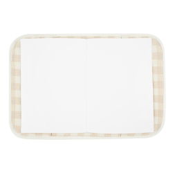 Protège carnet de santé Nid d'abeilles | Ivory checks
