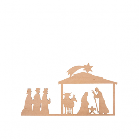 Crèche ombre en bois - Rader Crèche ombre en bois - Rader