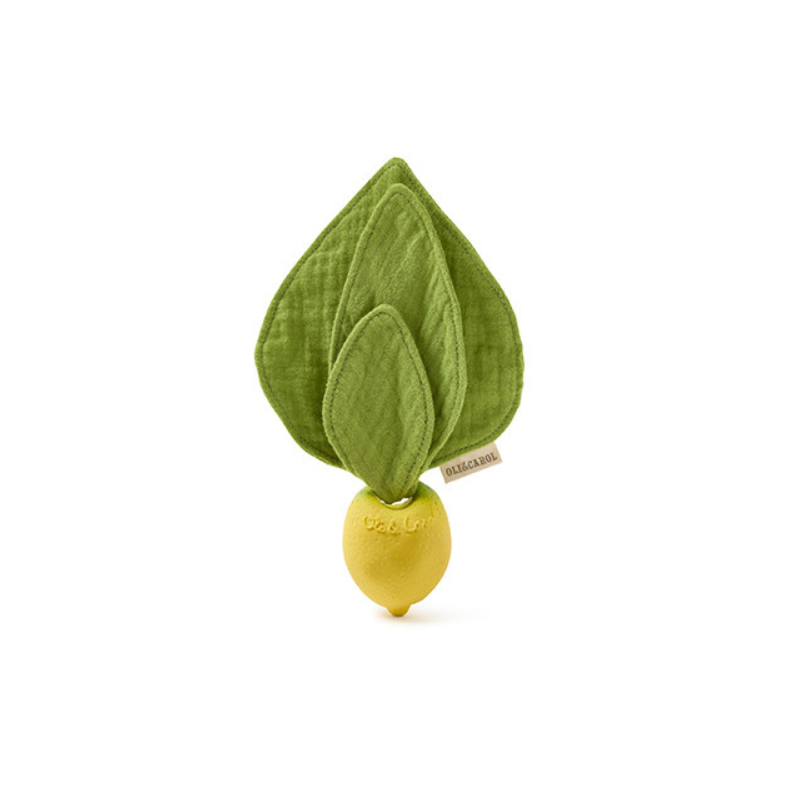 Jouet de dentition mini doudou | Citron