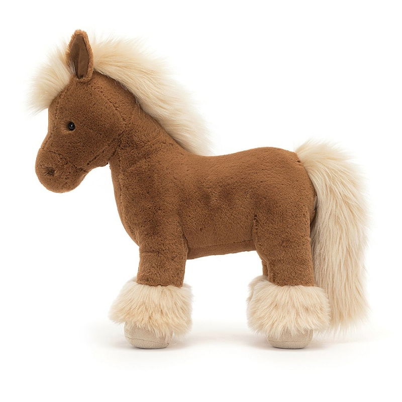 Peluche Poney Longue Crinière Caramel by Jellycat, Nouveautés