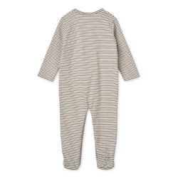 Combinaison bébé à rayures | Navy