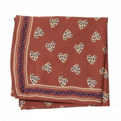 Foulard Indien | Cœur Sauvage Terracotta