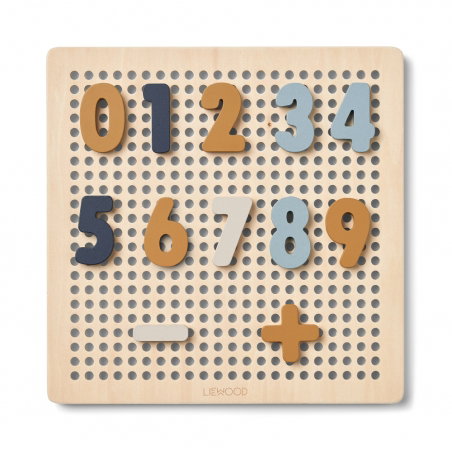 Planches puzzle Alphabet | Bleu - Liewood