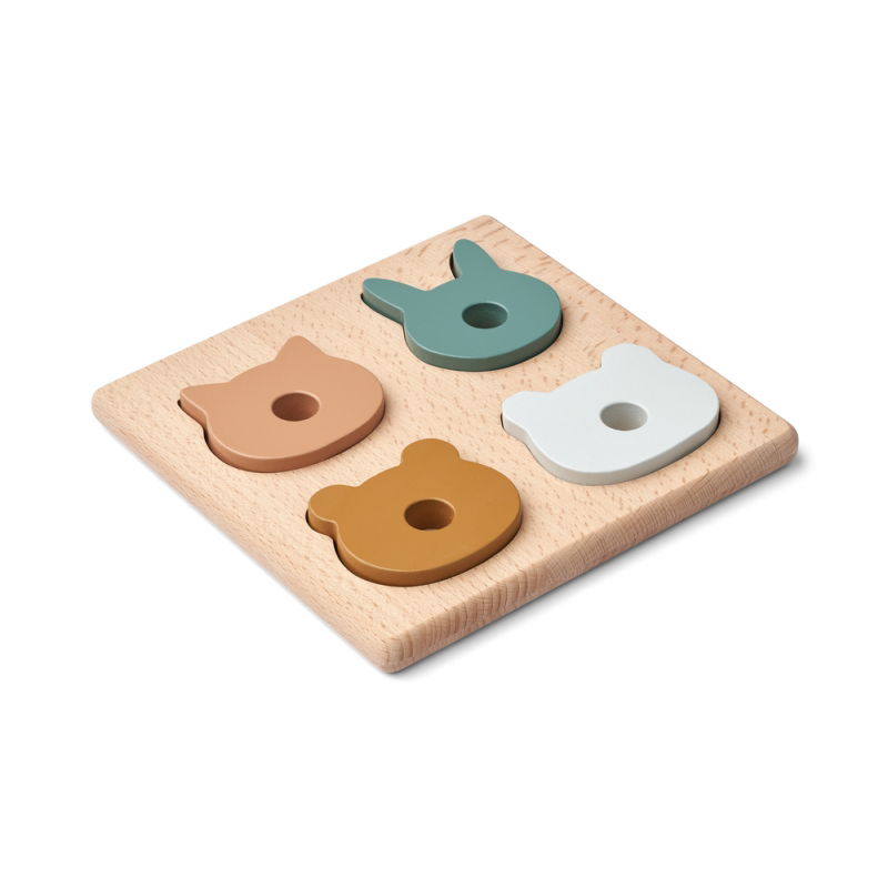 Puzzle en bois  Animaux - Liewood - little cecile