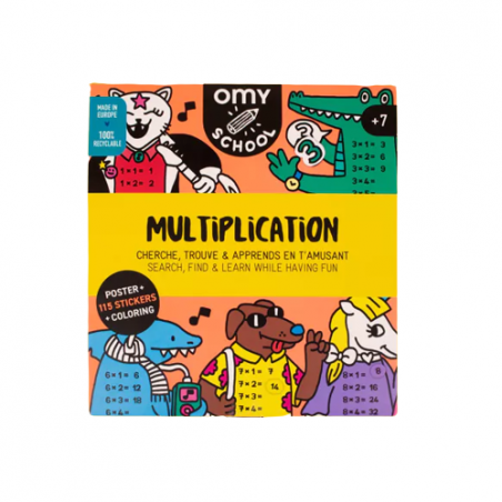 Poster School | Multiplication - OMY