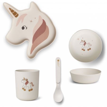 Box repas Licorne en bambou Box repas Licorne en bambou