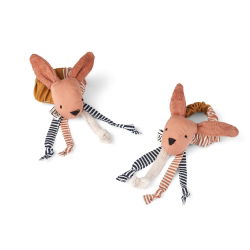 Hochet de poignet | Lapin rose