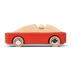 Voiture sport décapotable en bois