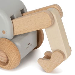 Tracteur en bois | Bleu
