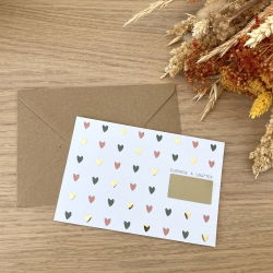 Carte "Surprise à gratter"