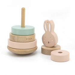 Tour à empiler en bois | Mrs. Rabbit