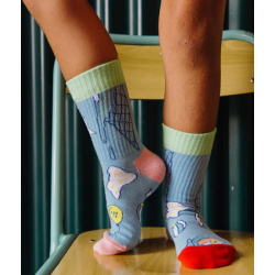 Paire de chaussettes | Blue Cream