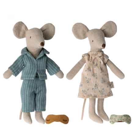 Couple souris boite à cigares - Maileg Couple souris boite à cigares - Maileg
