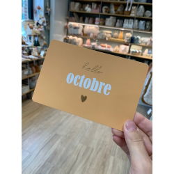 Carte Hello | Octobre