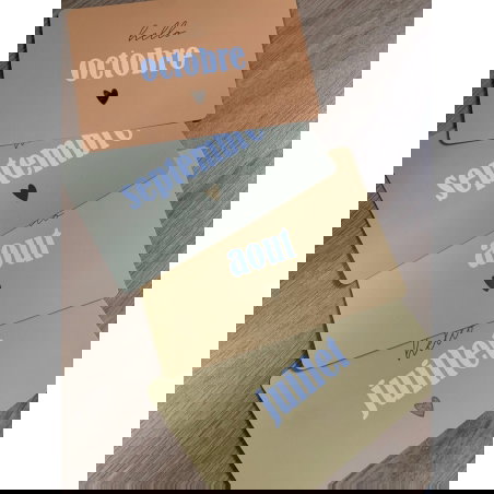 Carte Hello | Aout - Little cecile