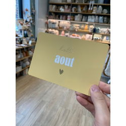 Carte Hello | Aout