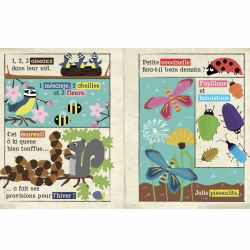Journal bébé tissu | La forêt