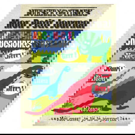 Journal bébé tissu | Les dinosaures - Crinkly